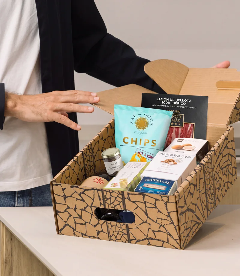Cofanetto di salumi iberici e conserve gourmet